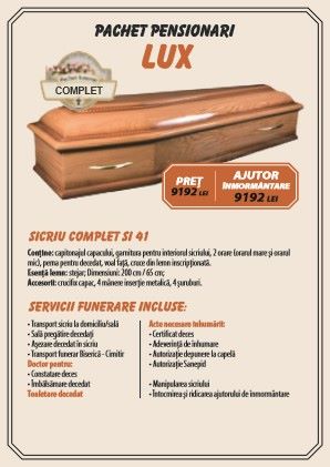 Pachet Pensionari Lux